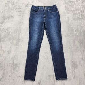 Levi's Jeans Womens 27 Blue High Rise 721 Skinny Stretch Denim Premium Casual